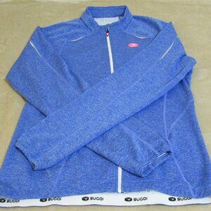 SUGOI Women's Full Zip Long Sleeve Cycling Jersey Size Large  (B)